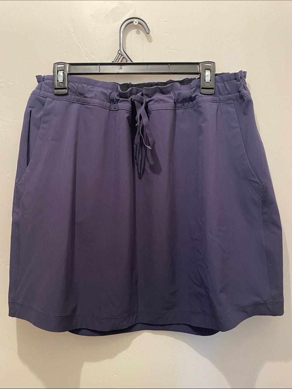 REI Purple Drawstring Active Skort